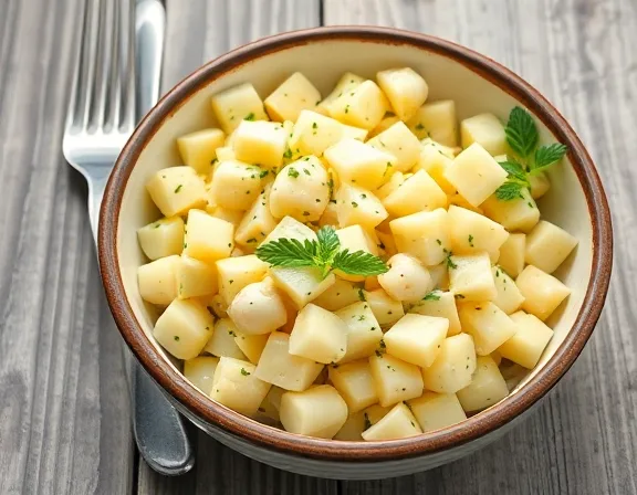 Kartoffelsalat mit Frikadelle